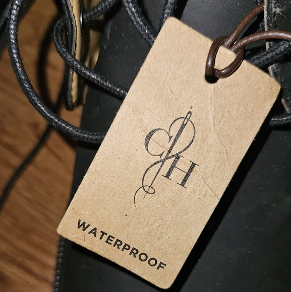 Cole Haan Stanton Chukka II Black Waterproof Boots Men's Size 8 - Picture 5 of 10